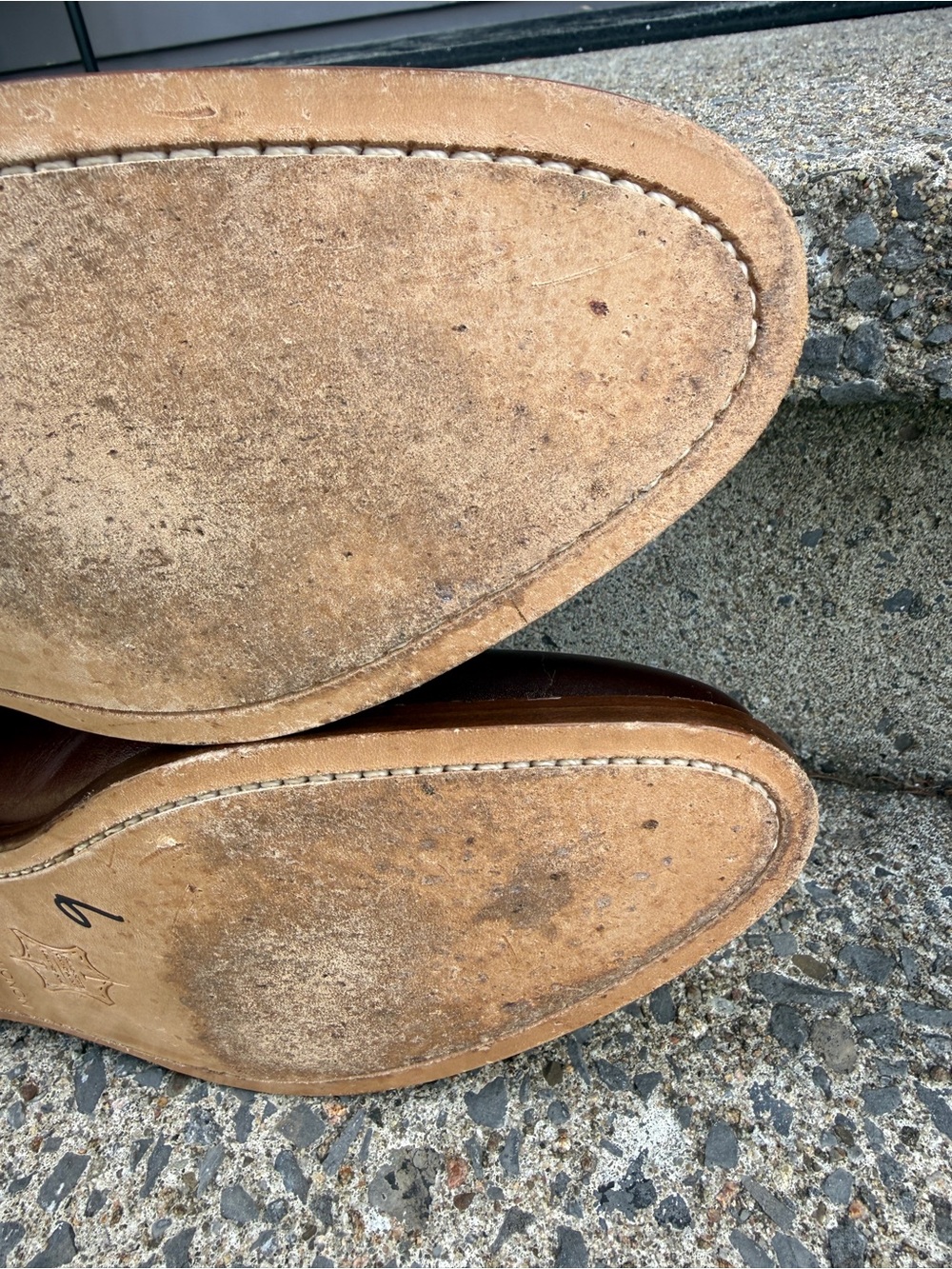 Beckett Simonon Dean oxford shoes leather 10.5 - Picture 11 of 12